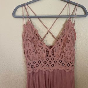 Free People Mauve Tank/Dress